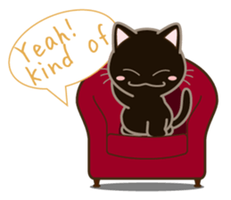 Tabby & Siame & Blk & Wht cat(Eng ver) sticker #7626830