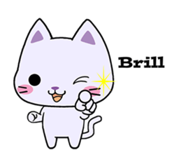 Cats with Italian ordinary words sticker #7626895