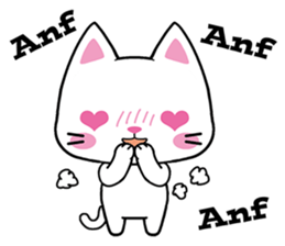 Cats with Italian ordinary words sticker #7626898