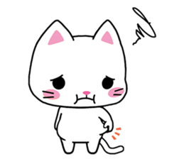 Cats with Italian ordinary words sticker #7626913