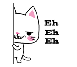 Cats with Italian ordinary words sticker #7626916