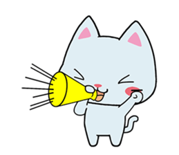 Cats with Italian ordinary words sticker #7626920