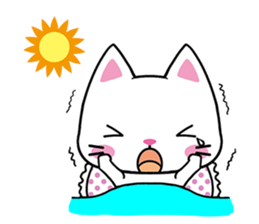 Cats with Italian ordinary words sticker #7626924