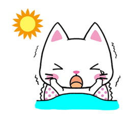 Cats with Italian ordinary words sticker #7626924