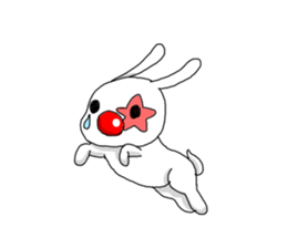 The clown and rabbit sticker #7627293