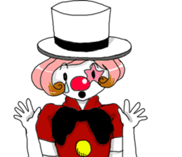 The clown and rabbit sticker #7627298