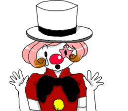 The clown and rabbit sticker #7627298