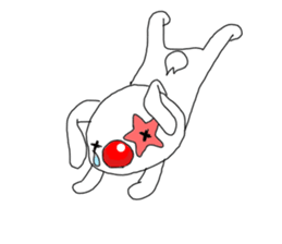 The clown and rabbit sticker #7627300