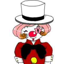 The clown and rabbit sticker #7627303
