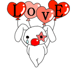 The clown and rabbit sticker #7627313