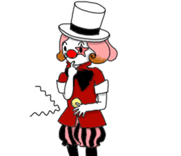 The clown and rabbit sticker #7627317