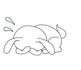 The clown and rabbit sticker #7627328