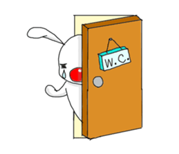 The clown and rabbit sticker #7627329