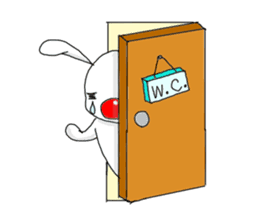 The clown and rabbit sticker #7627329