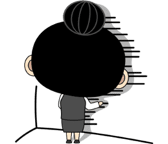 The secretary Miss say: Yes, Boss sticker #7627382