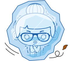 The secretary Miss say: Yes, Boss sticker #7627391