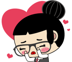 The secretary Miss say: Yes, Boss sticker #7627393