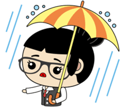 The secretary Miss say: Yes, Boss sticker #7627397