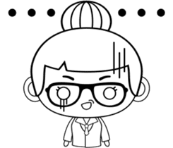 The secretary Miss say: Yes, Boss sticker #7627405