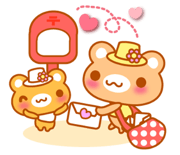 Bear "Kuma chan" message. sticker #7627911