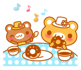 Bear "Kuma chan" message. sticker #7627915