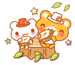 Bear "Kuma chan" message. sticker #7627930