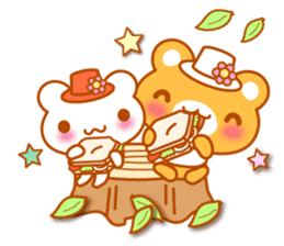 Bear "Kuma chan" message. sticker #7627930