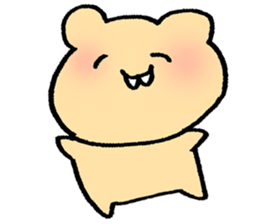 Overbite of bear sticker #7628180