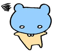 Overbite of bear sticker #7628187