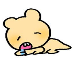 Overbite of bear sticker #7628194