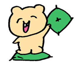 Overbite of bear sticker #7628198