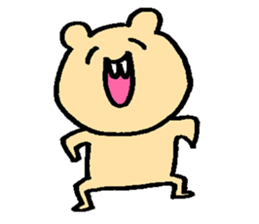 Overbite of bear sticker #7628216