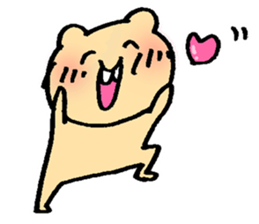 Overbite of bear sticker #7628219