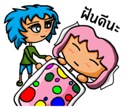 Blue Siam Boy sticker #7628274