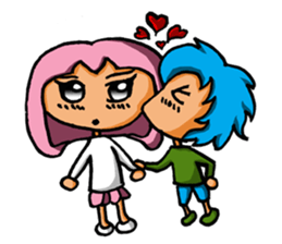 Blue Siam Boy sticker #7628275