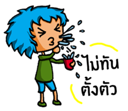 Blue Siam Boy sticker #7628289