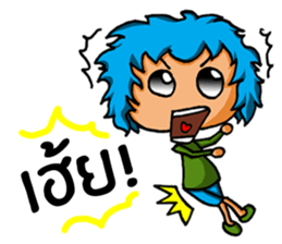 Blue Siam Boy sticker #7628291