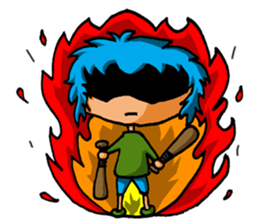 Blue Siam Boy sticker #7628299