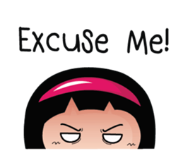 Aromi Grumpy Girl (EN) sticker #7628421