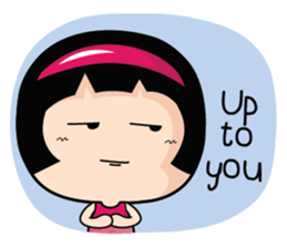 Aromi Grumpy Girl (EN) sticker #7628431
