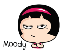 Aromi Grumpy Girl (EN) sticker #7628432