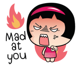 Aromi Grumpy Girl (EN) sticker #7628434