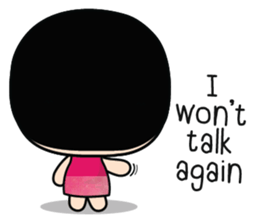 Aromi Grumpy Girl (EN) sticker #7628435
