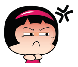 Aromi Grumpy Girl (EN) sticker #7628450