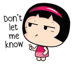 Aromi Grumpy Girl (EN) sticker #7628459