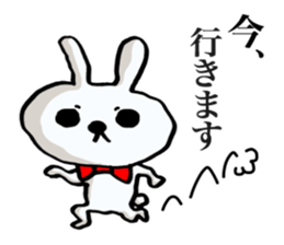 The rabbit which swelled up. sticker #7628470