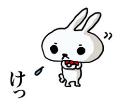 The rabbit which swelled up. sticker #7628472