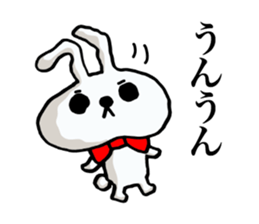 The rabbit which swelled up. sticker #7628490