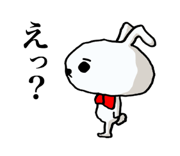 The rabbit which swelled up. sticker #7628492