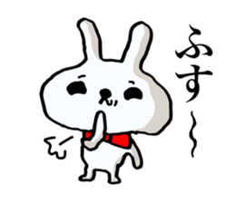 The rabbit which swelled up. sticker #7628494